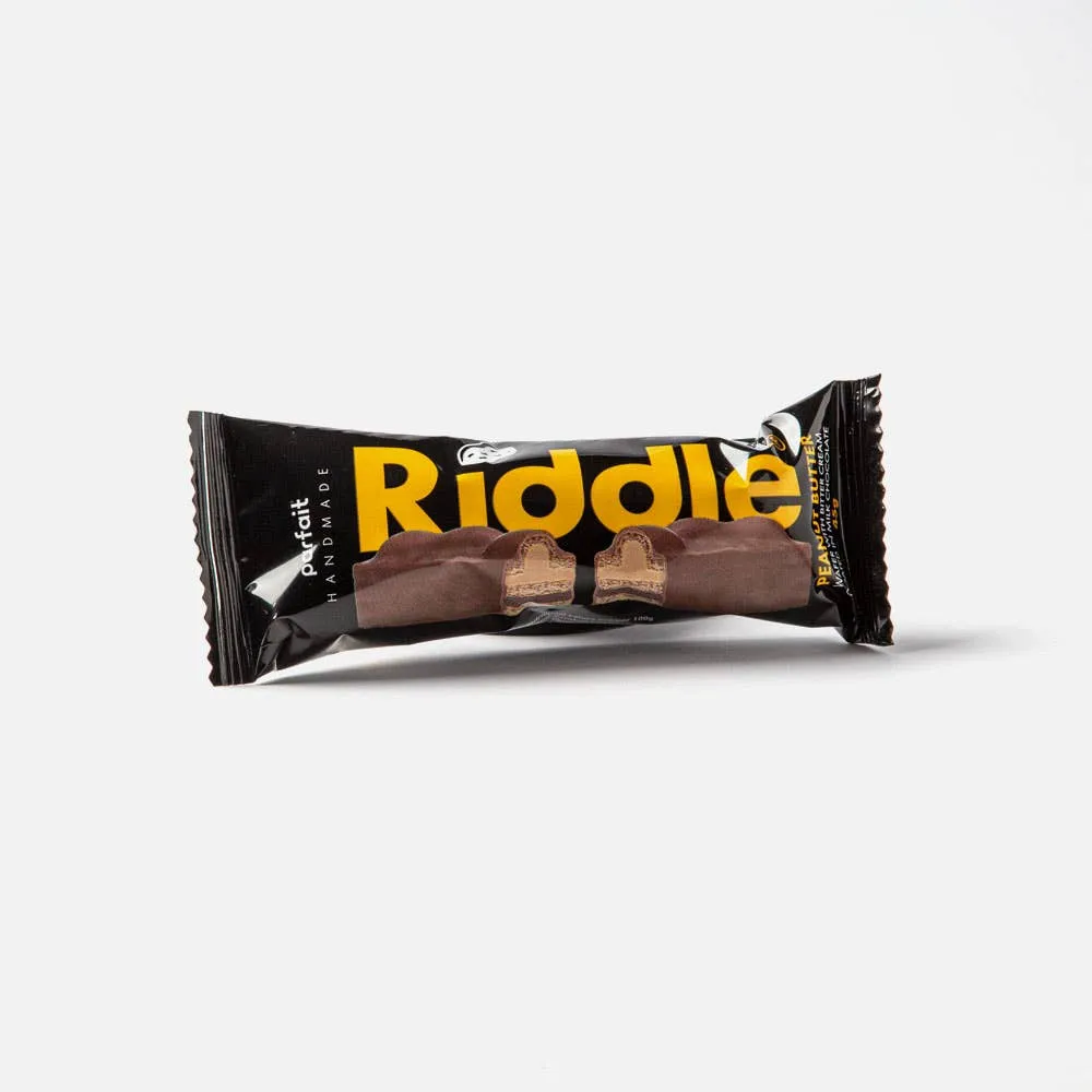 Riddle Peanut Butter & Bitter Chocolate Cream Wafer (37g / 1.3oz)