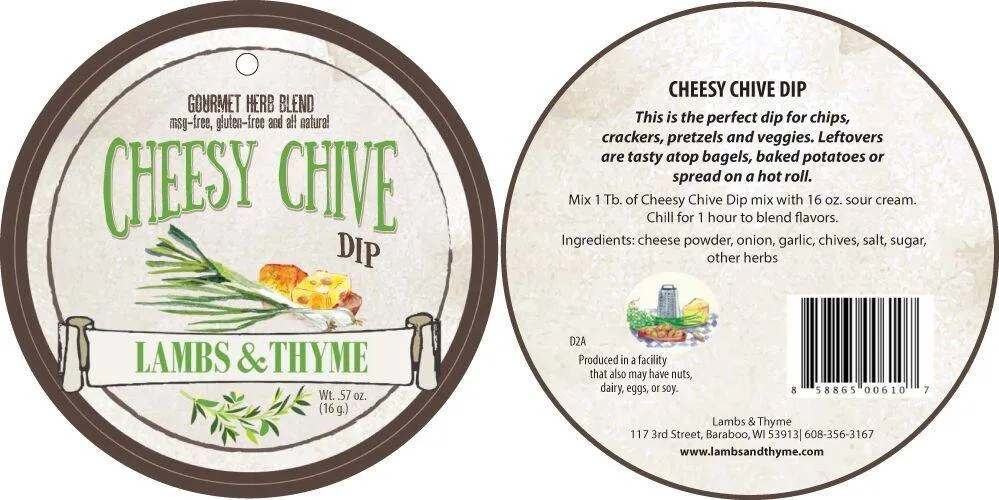 Cheesy Chive Dip - Half Dozen
