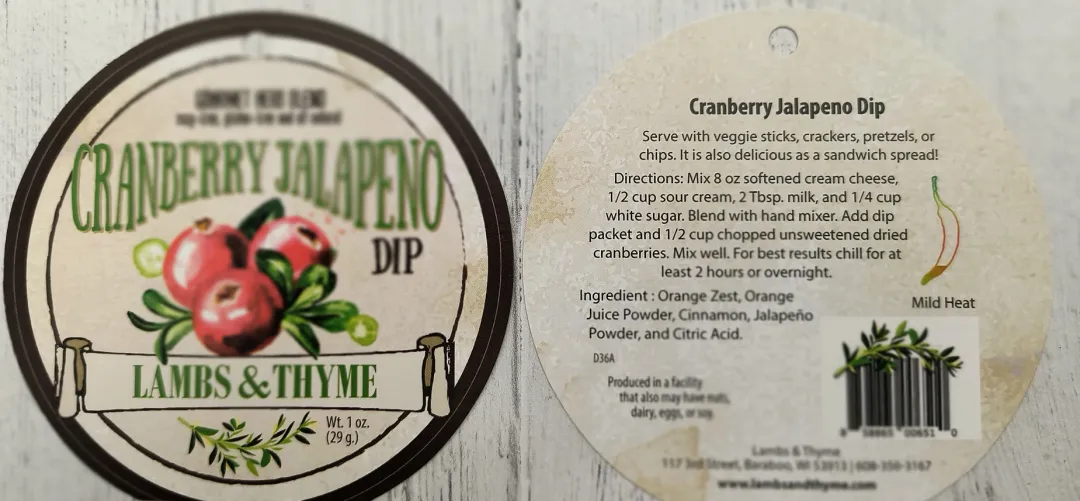 Cranberry Jalapeno Dip - Dozen