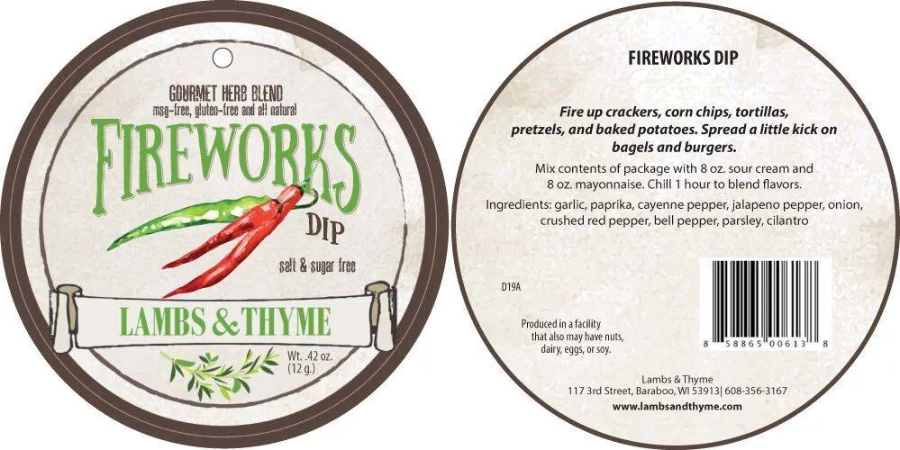 Fireworks Dip - Half Dozen