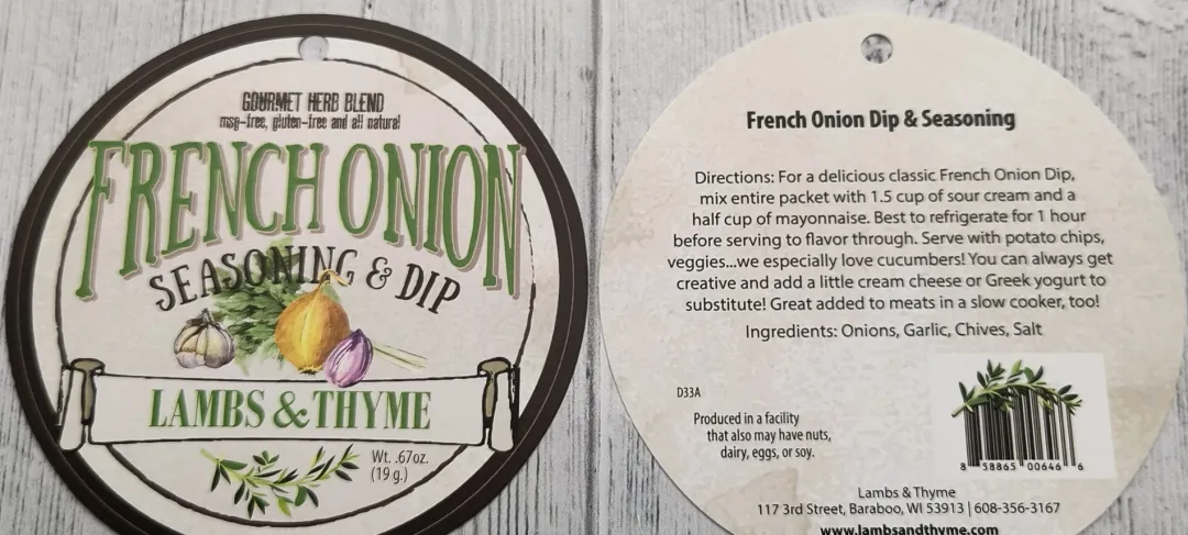French Onion Dip - Half Dozen