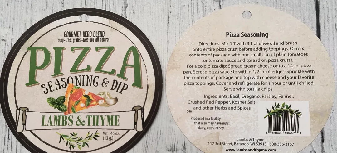 Pizza Dip & Seasoning - Dozen