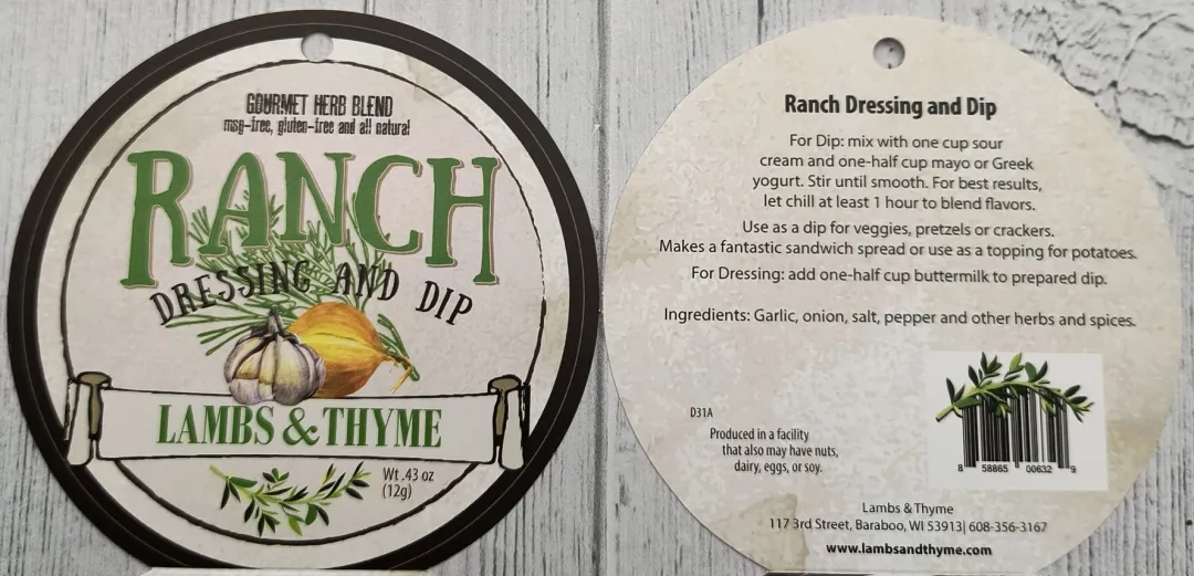 Ranch Dip - Dozen