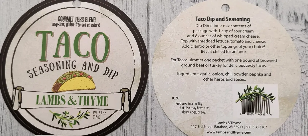 Taco Dip and Seasoning - Half Dozen