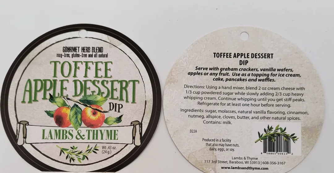 Toffee Apple Dessert Dip - Half Dozen
