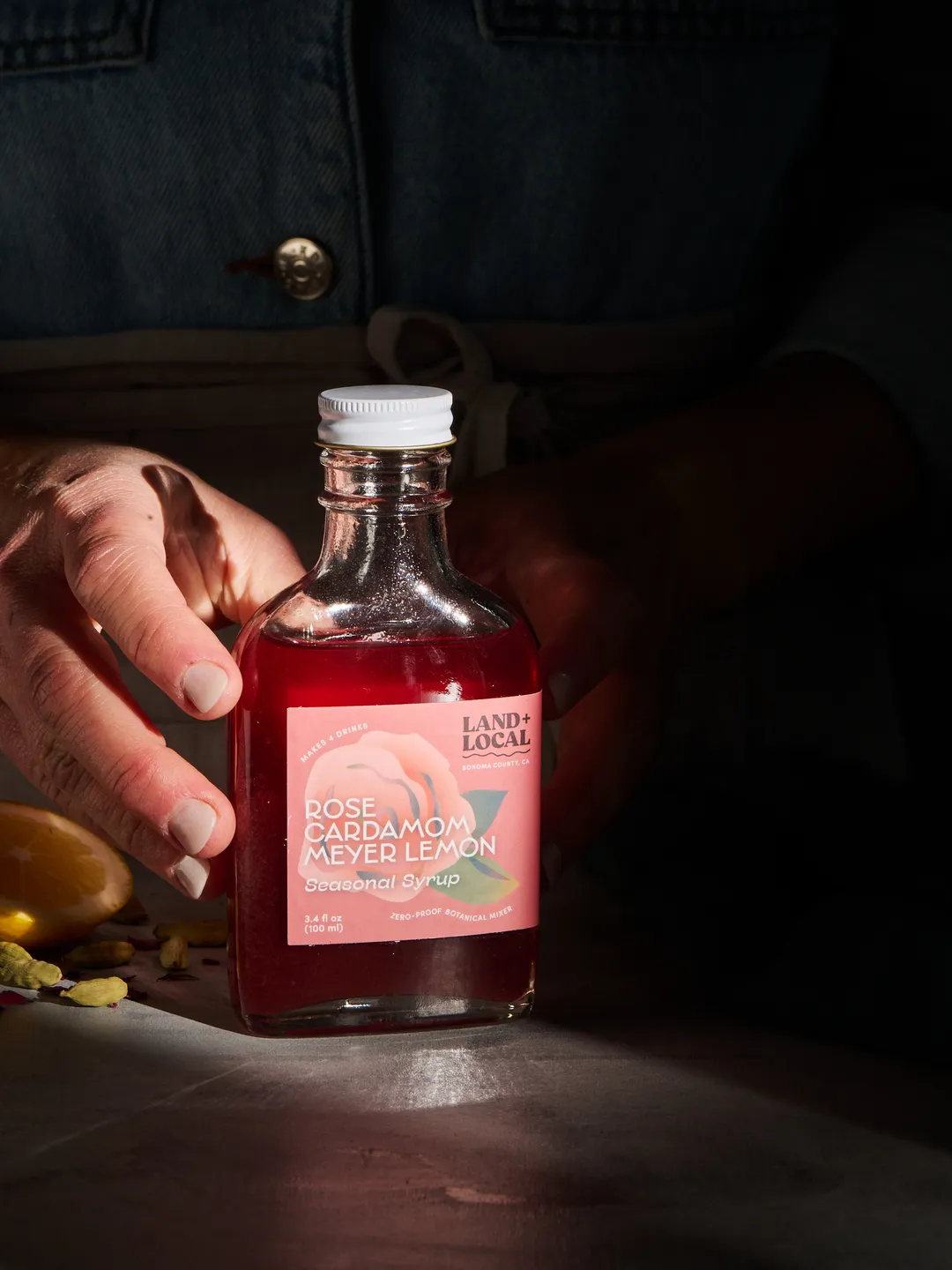 Rose Cardamom Meyer Lemon - TSA Travel Flask
