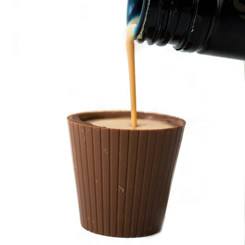 Edible Dark Chocolate Shot Glasses