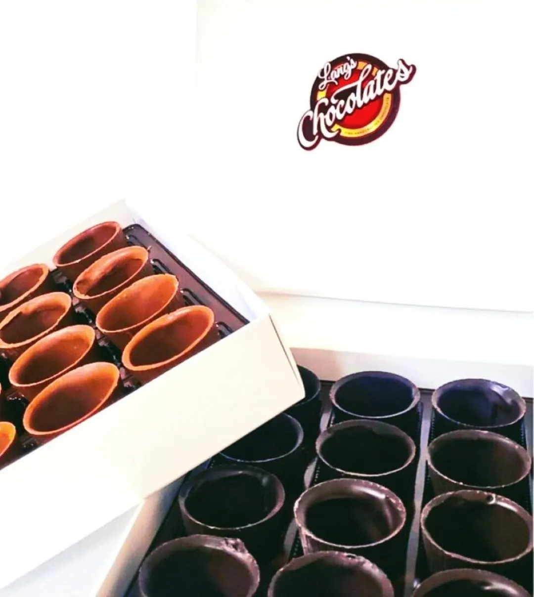 Edible Milk Chocolate Shot Glasses