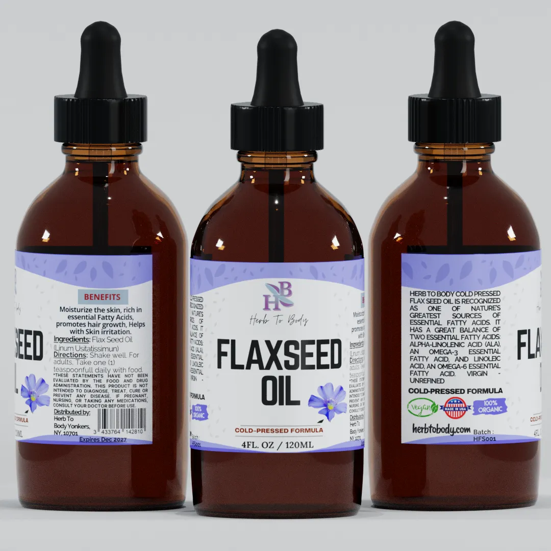 Flaxseed Oil - Cold Pressed Formula