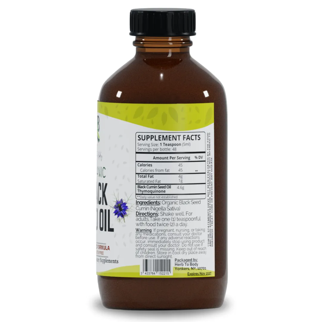 Organic Black Seed Oil