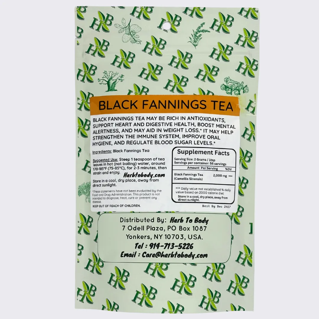 Organic Black Tea 4oz