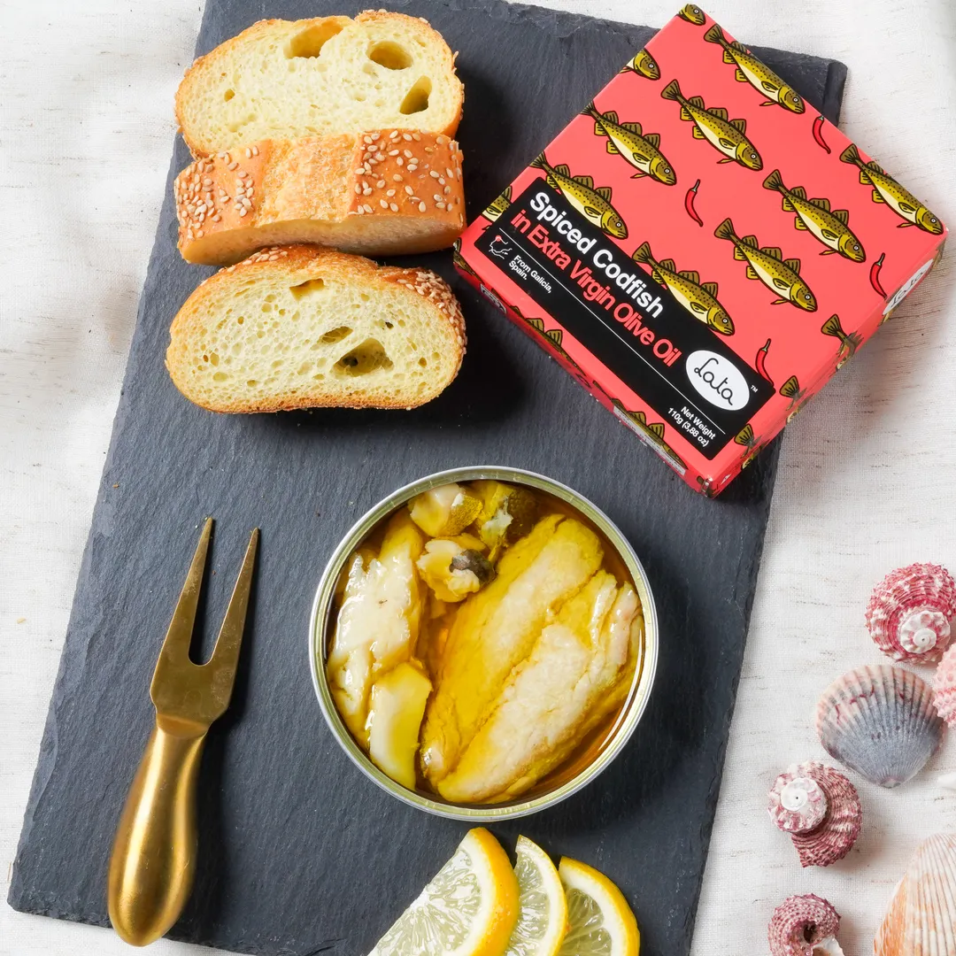 Lata Spiced Codfish in Extra Virgin Olive Oil
