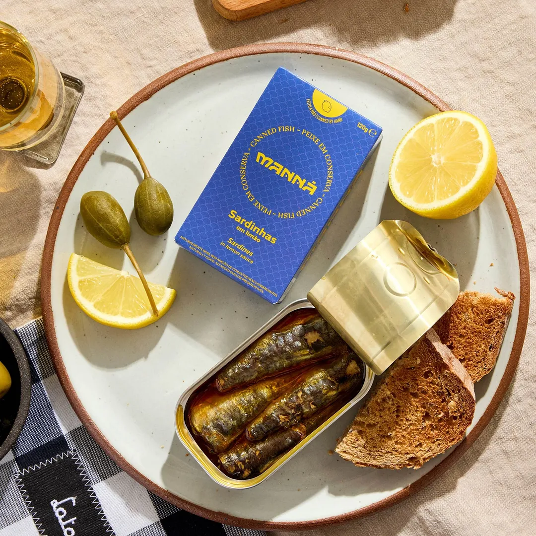 Manná Sardines with Lemon in Extra Virgin Olive Oil