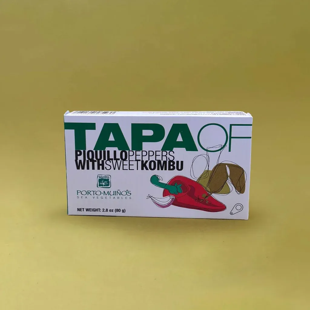 Porto-Muiños Tapa of Piquillo Peppers with Sweet Kombu