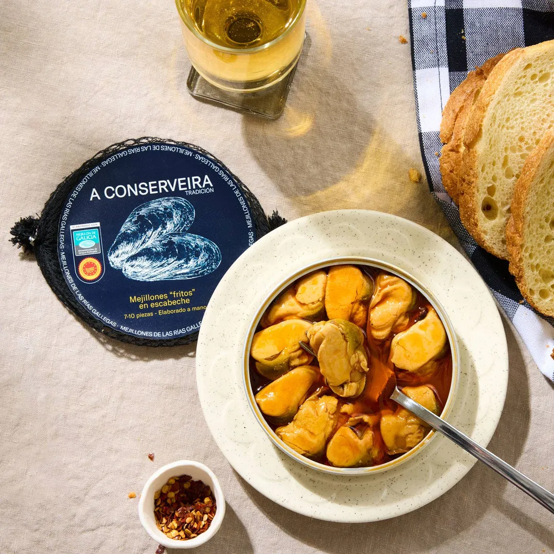 A Conserveira Tradición Mussels in Pickled Sauce