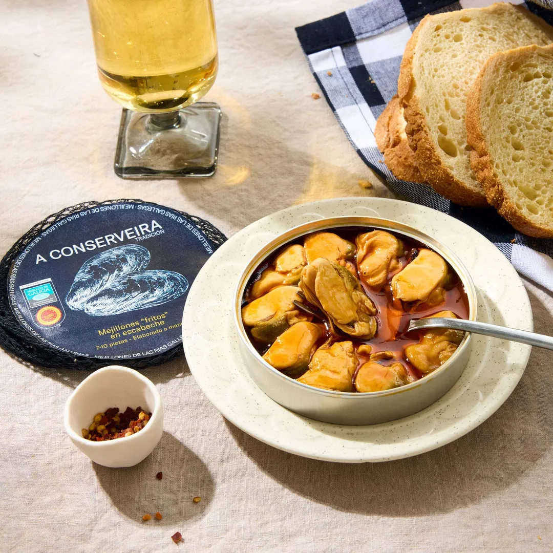 A Conserveira Tradición Mussels in Pickled Sauce