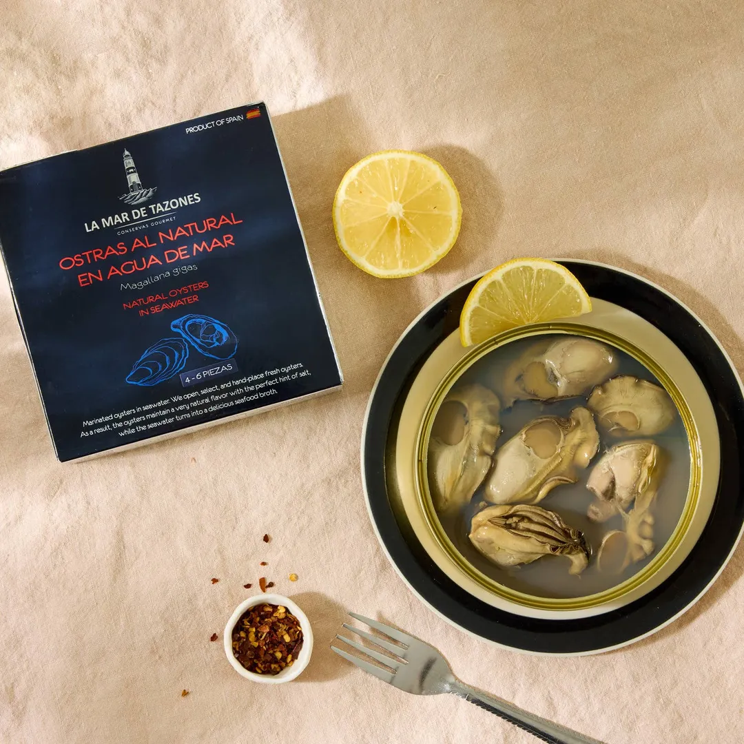 La Mar de Tazones Natural Oysters in Seawater