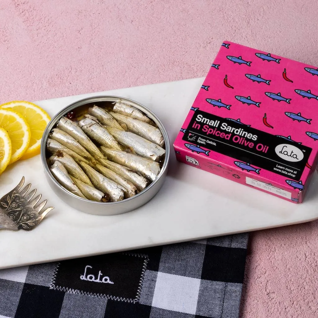 Lata Small Sardines in Spiced Olive Oil