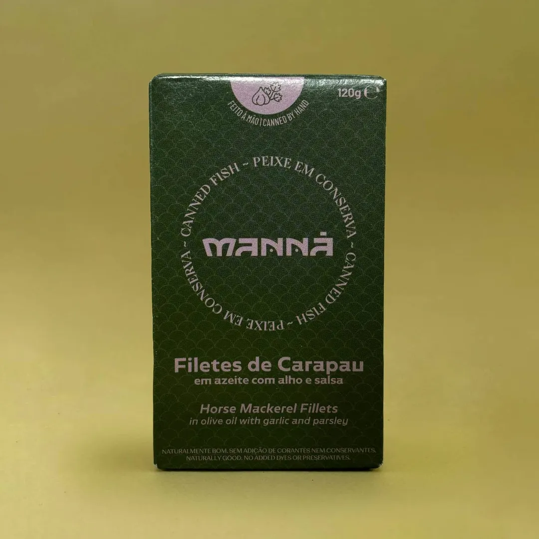 Manná Horse Mackerel Fillets in Olive Oil with Garlic and Parsley