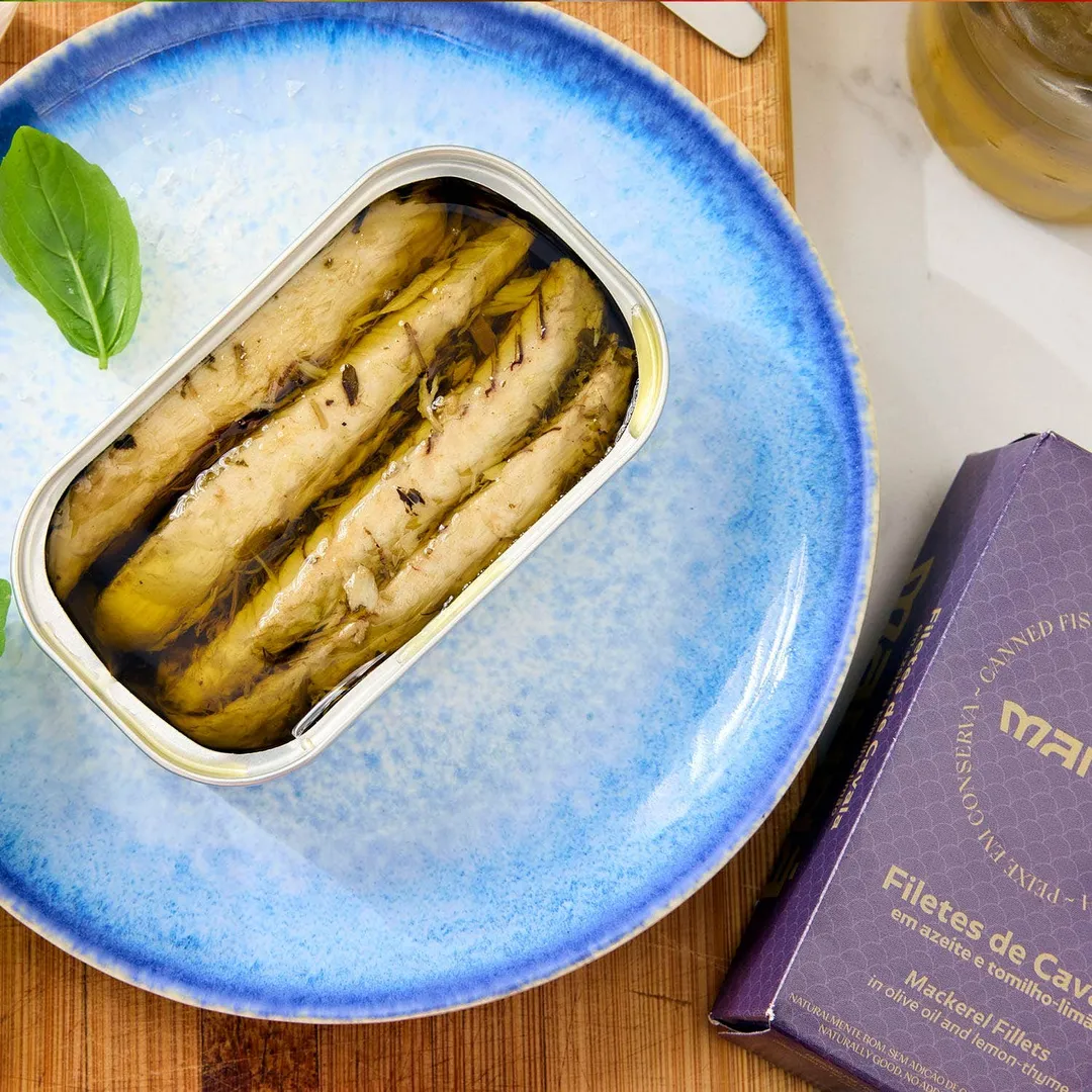 Manná Mackerel Fillets in Olive Oil, Lemon and Thyme