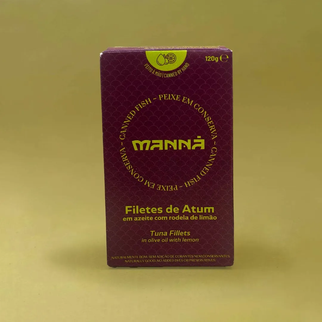 Manná Tuna Fillets in Olive Oil with Lemon Slice