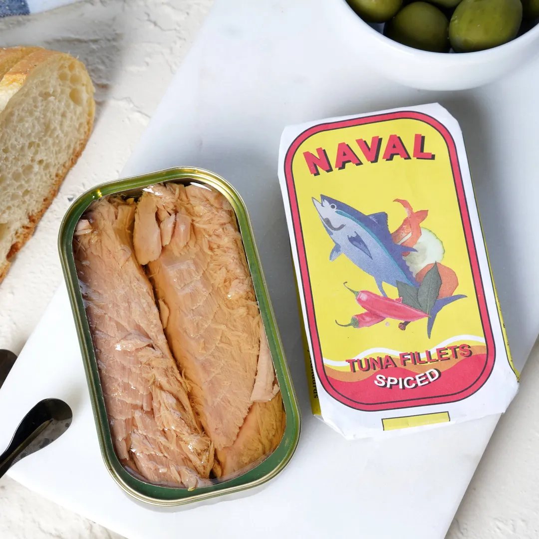 Naval Spiced Tuna Fillets in Olive Oil