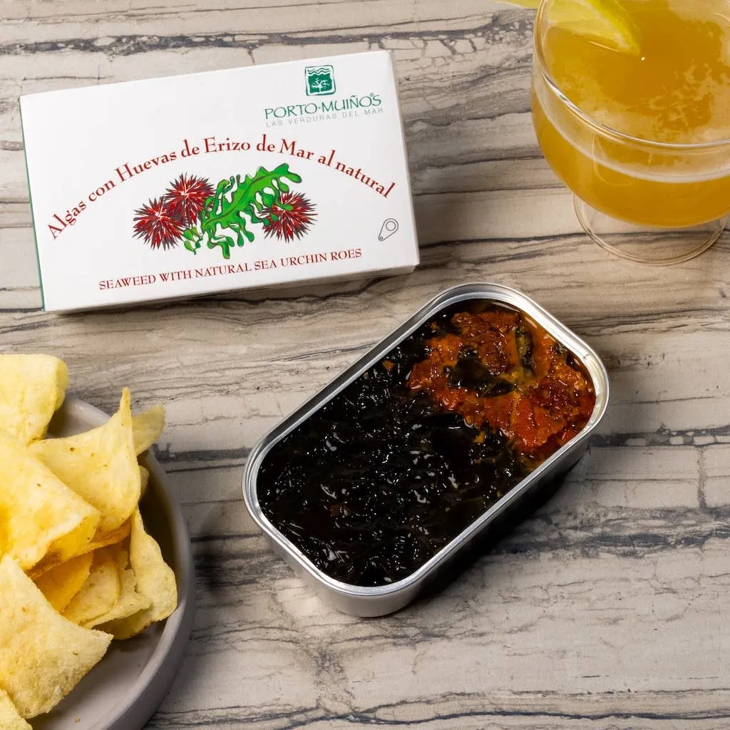 Porto-Muiños Sea Urchin Roe in Brine with Seaweed