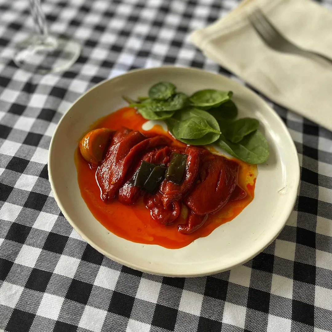 Porto-Muiños Tapa of Piquillo Peppers with Sweet Kombu