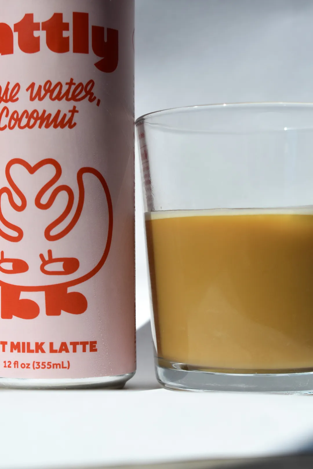Rose Water Coconut Latte