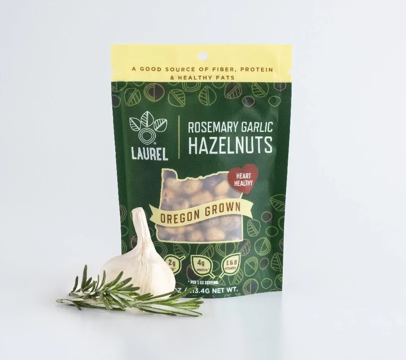 Hazelnut Kernels, Rosemary Garlic, 4 oz Sup