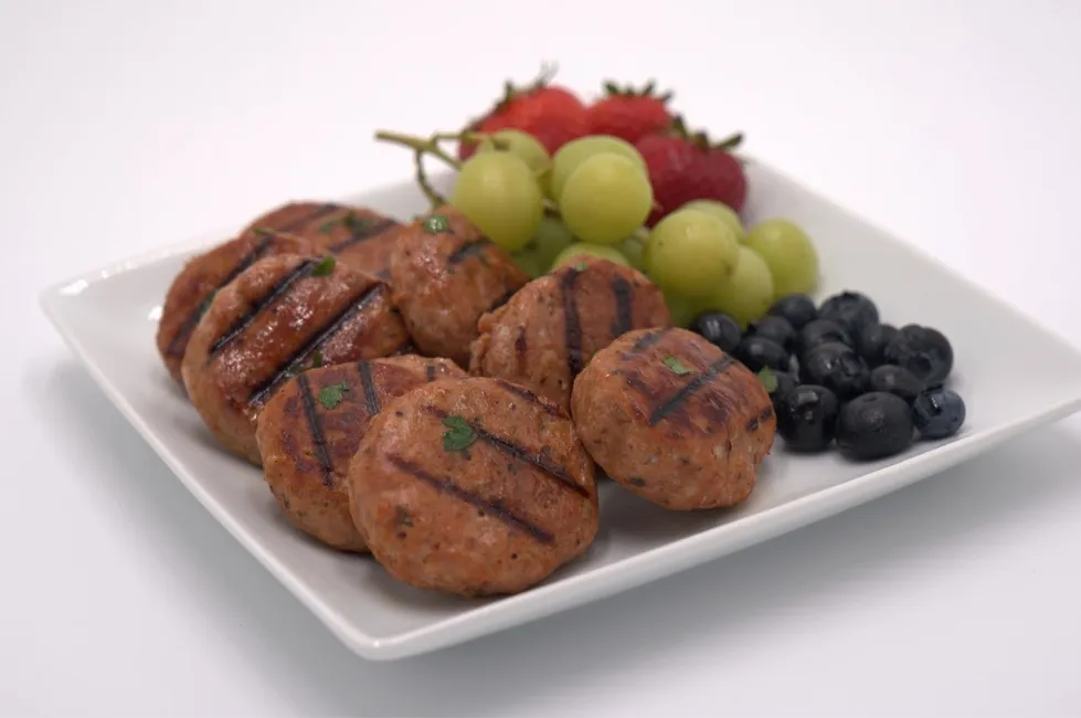 Lawton's Chicken Sausage Breakfast Patties (80 patties - 10lbs)