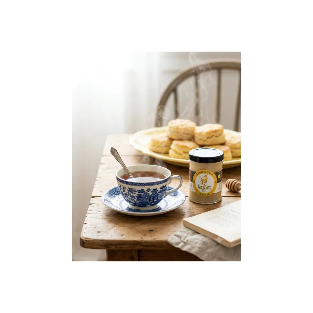 Lemon Creamed Honey - Euro Style by Lazy Goat Studio, 12oz