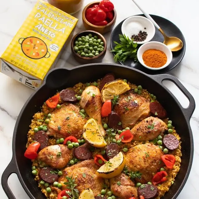 Aneto 100% Natural Valencian Paella Cooking Base Broth
