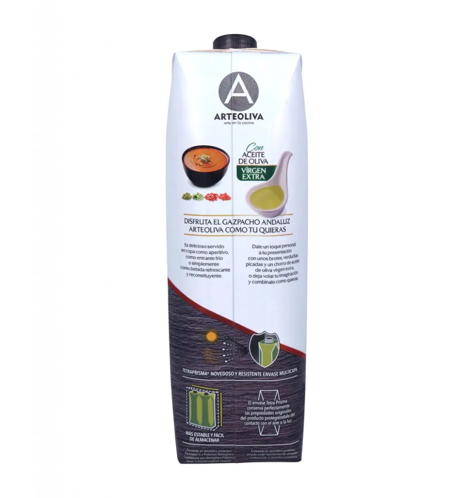Arteoliva Gazpacho Cold Soup from Andalucia - 1L