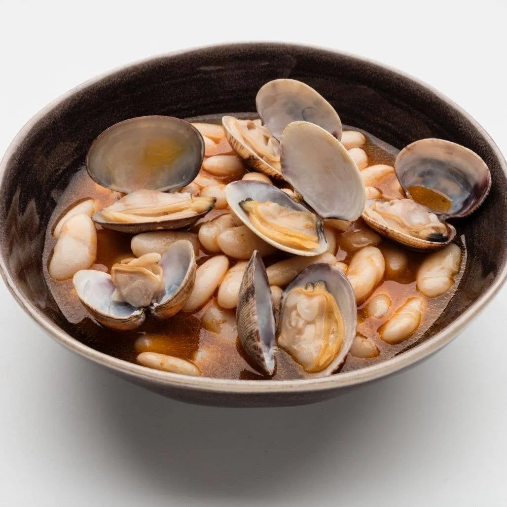 Asturian White Beans with Clams