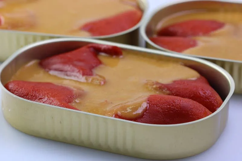 Piquillo peppers stuffed with seafood by Rosara