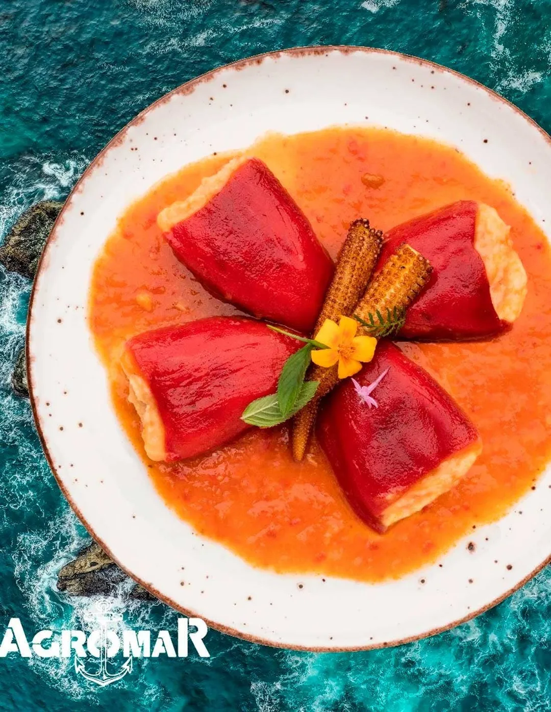 Piquillo peppers stuffed with white albacore tuna