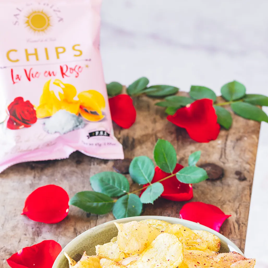 Sal de Ibiza Potato Chips "La Vie en Rose" - 125g