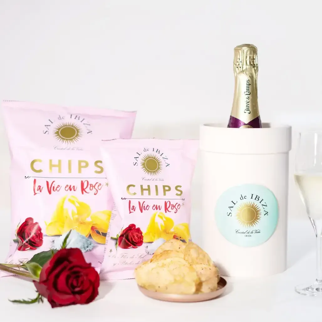 Sal de Ibiza Potato Chips "La Vie en Rose" - 125 g