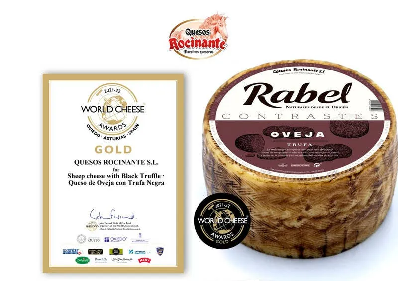 Spanish aged cheese with truffles - 8oz