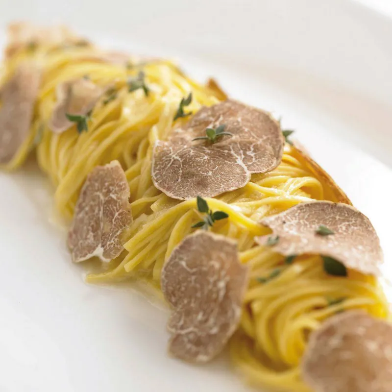 Tagliolini Egg Pasta with White Truffle by Tartufi Jimmy