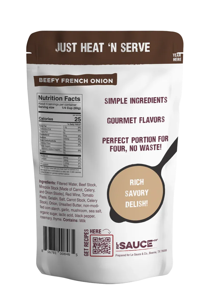 4 serving Beefy French Onion Gourmet Gravy