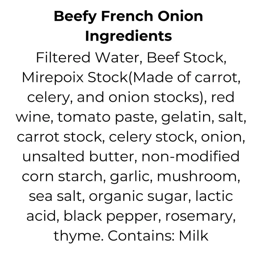 4 serving Beefy French Onion Gourmet Gravy