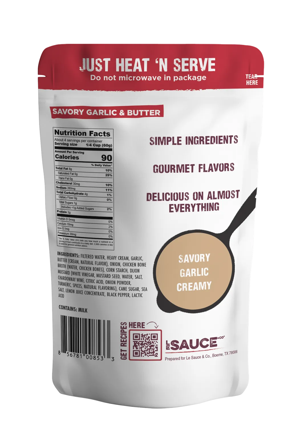 Savory Garlic & Butter Gourmet Sauce