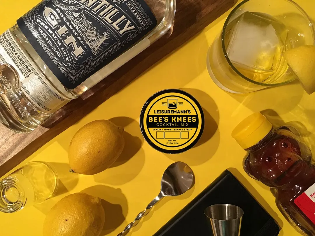 Bee's Knees Cocktail Mix Jar