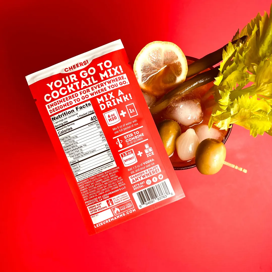 Bloody Mary Single Serve Cocktail Mixer
