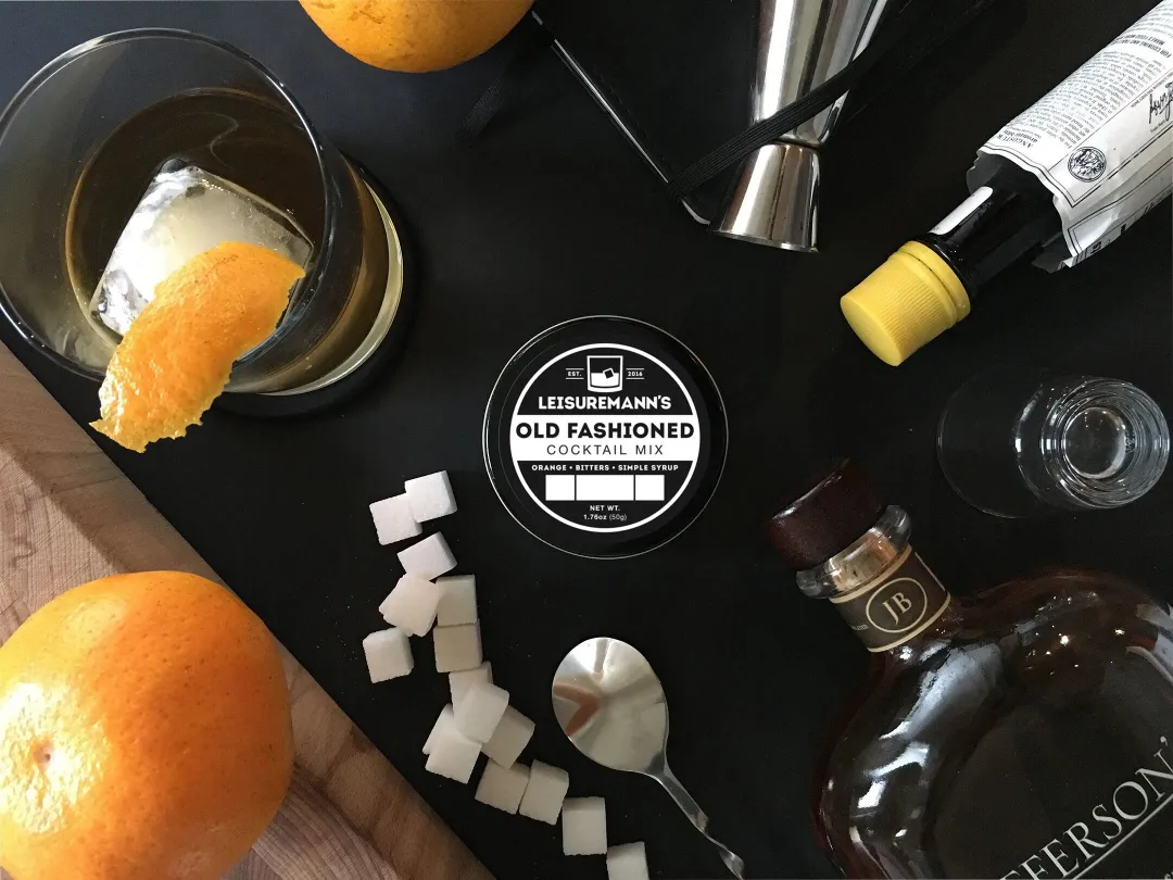 Old Fashioned Cocktail Mix Jar