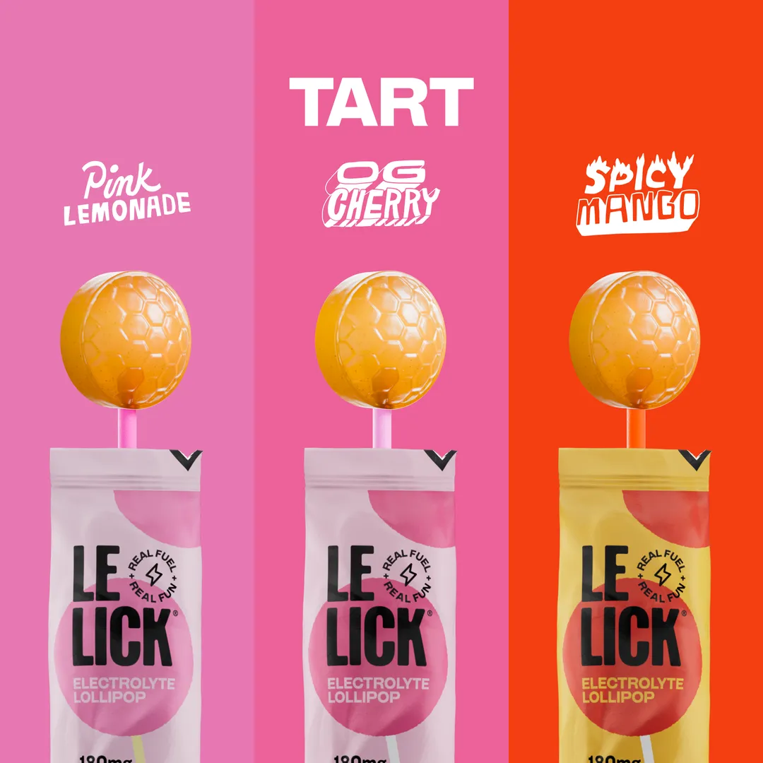 Electrolyte Lollipops, Tart Variety Box, 30 Count USA Made
