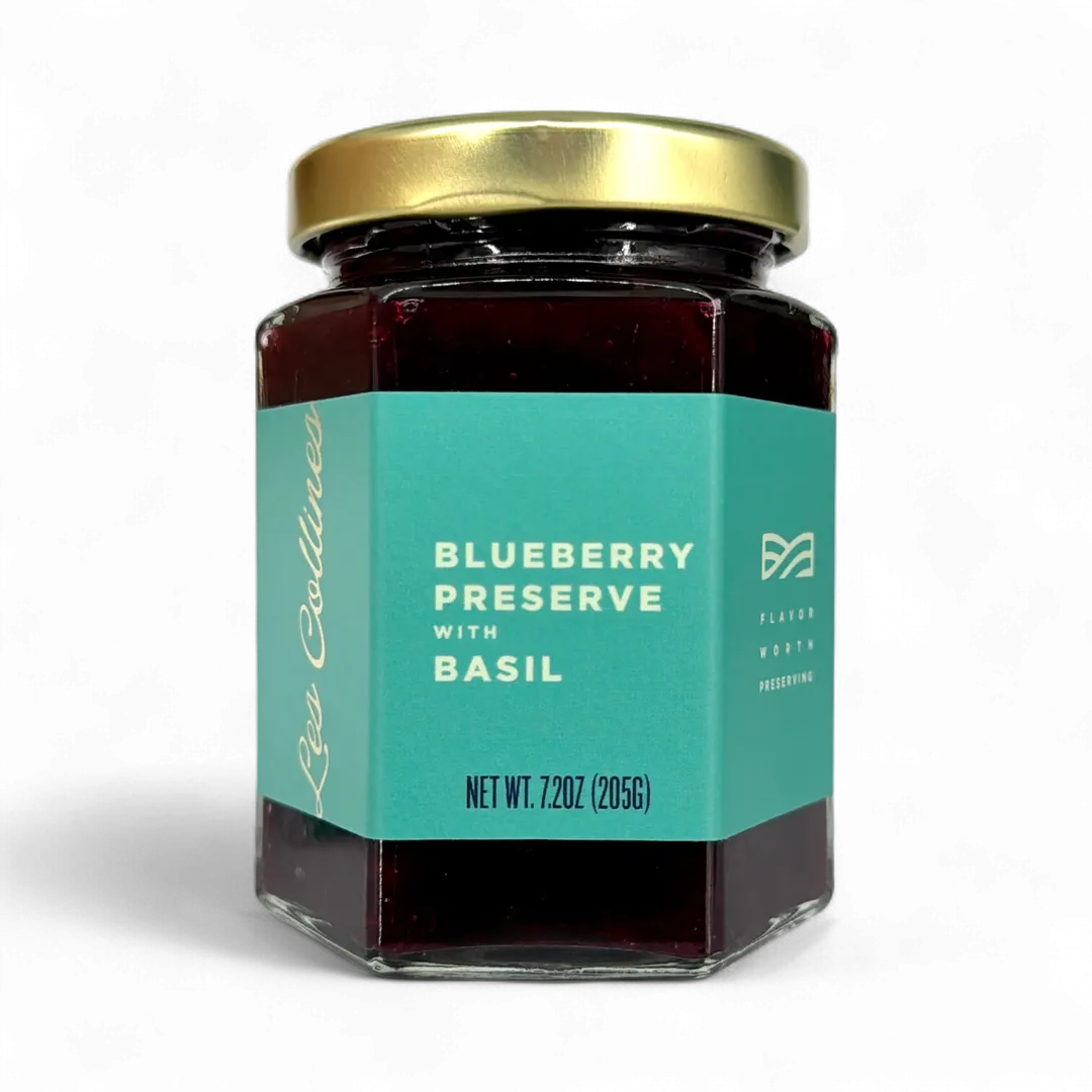 Blueberry Preserve with Basil