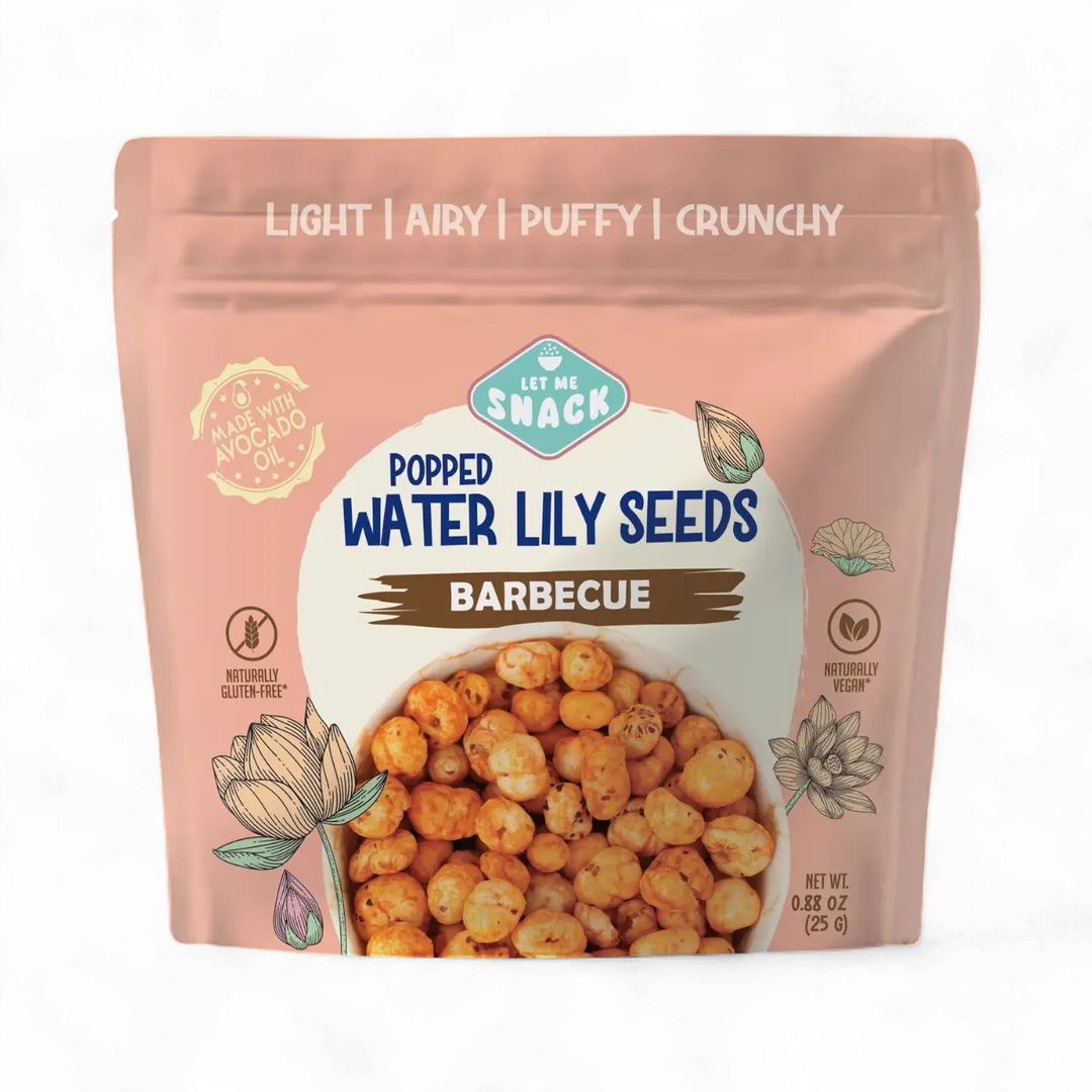 Barbecue - Popped Water Lily Seeds - Smoky flavor